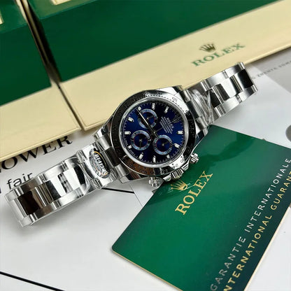 Rolex Daytona 116509 White Gold Blue Dial Chronograph Watch