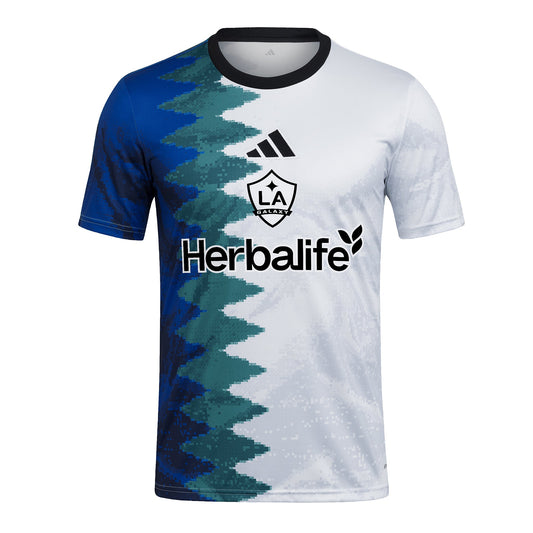 adidas LA Galaxy 2025 Pregame Jersey