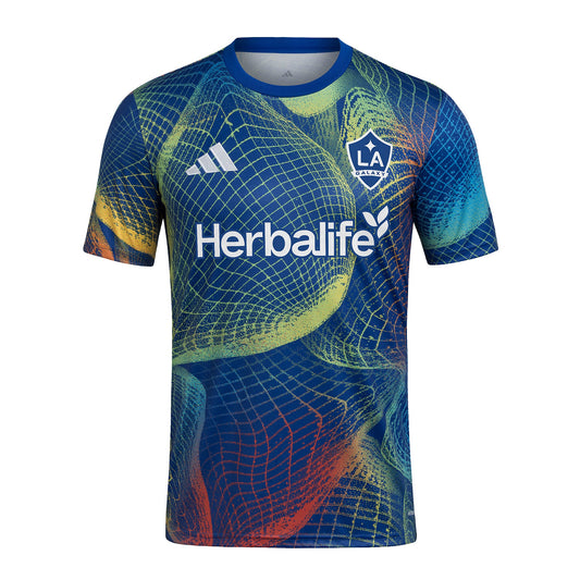 adidas LA Galaxy 2025 Pregame Jersey