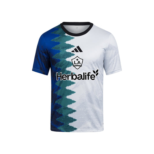 adidas LA Galaxy 2025 Pregame Jersey