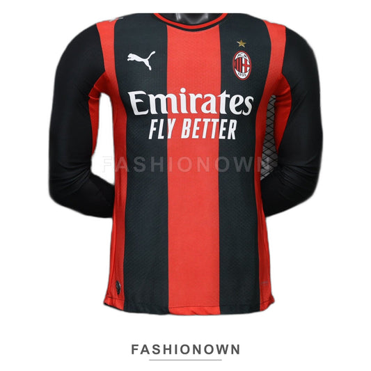 AC Milan 2026/27 Home Long-Sleeve Jersey – Player Edition