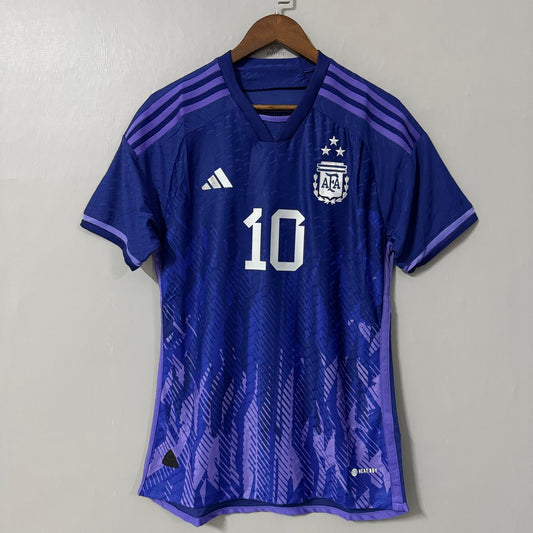 Argentina 2022 World Cup Away Jersey - Player Edition