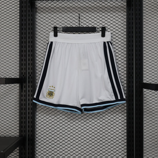 Argentina 2026/27 Home White Shorts – Player Edition