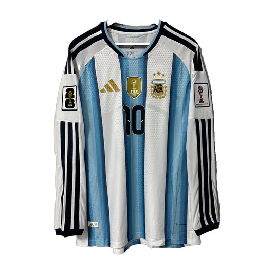 Argentina 2026 World Cup Home Long-Sleeve Jersey – Player Edition