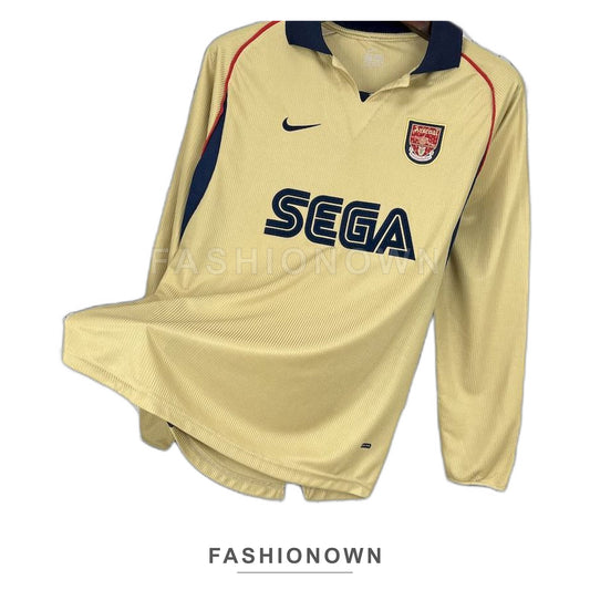 Arsenal 2001/02 Away Long-Sleeve Retro Jersey