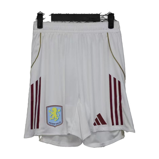 Aston Villa 2025/26 Home Shorts – Player Edition