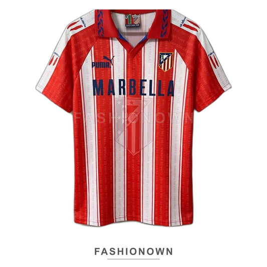 Atletico Madrid 1995/96 Home Retro Jersey