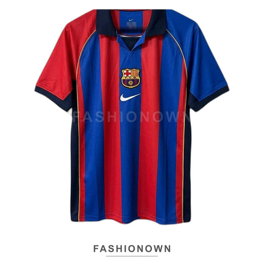 Barcelona 2001/02 Home Retro Jersey