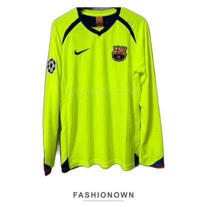 Barcelona 2005/06 Away Long-Sleeve Retro Jersey