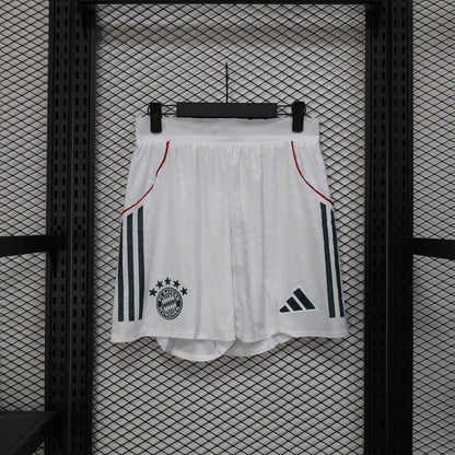 Bayern Munich 2025/26 Away White Shorts – Player Edition