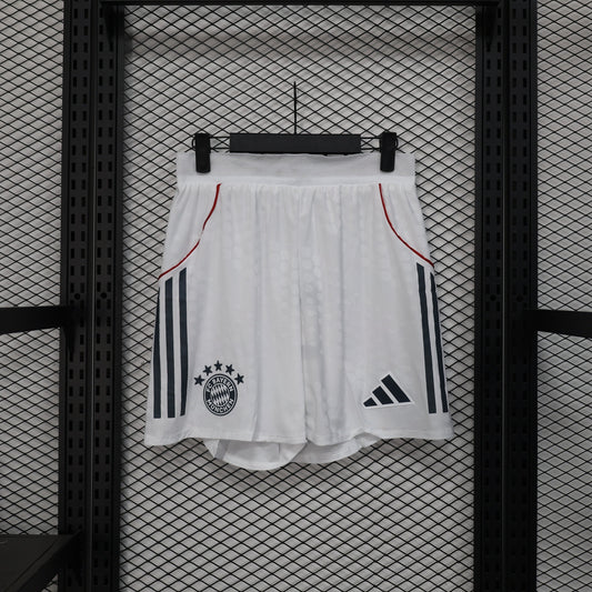 Bayern Munich 2025/26 Away White Shorts – Player Edition