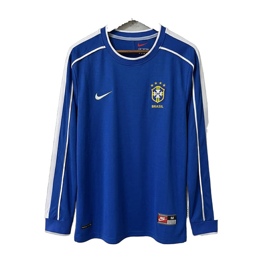 Brazil 1998 Away Long-Sleeve Retro Jersey