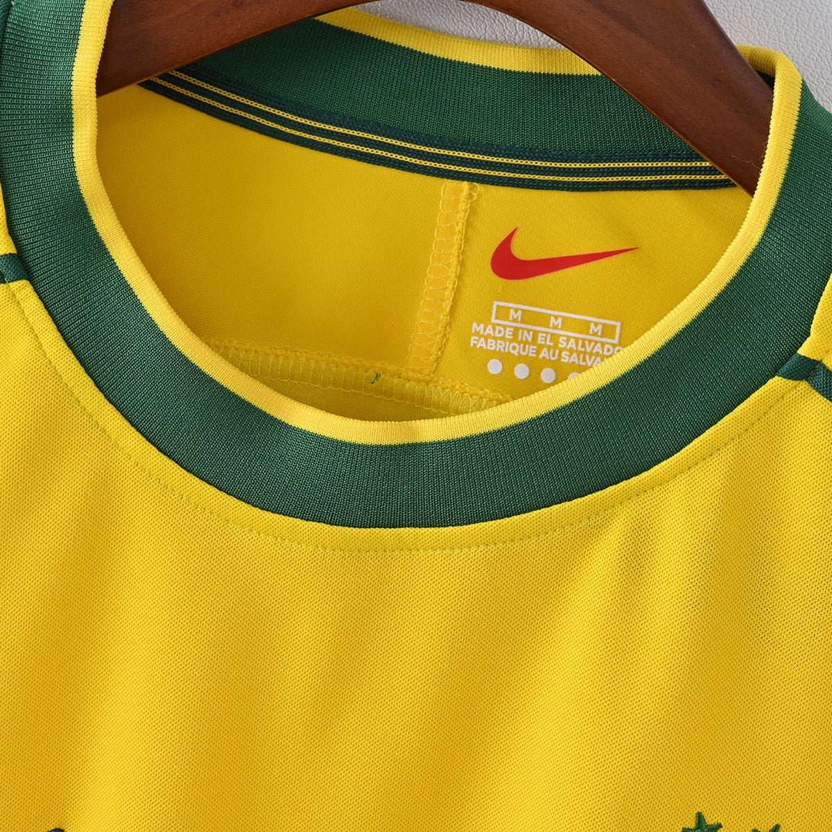 Brazil 1998 Home Long-Sleeve Retro Jersey – view 3