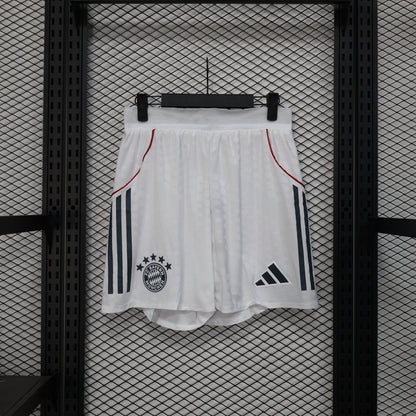 Bayern Munich 2025/26 Away White Shorts – Player Edition