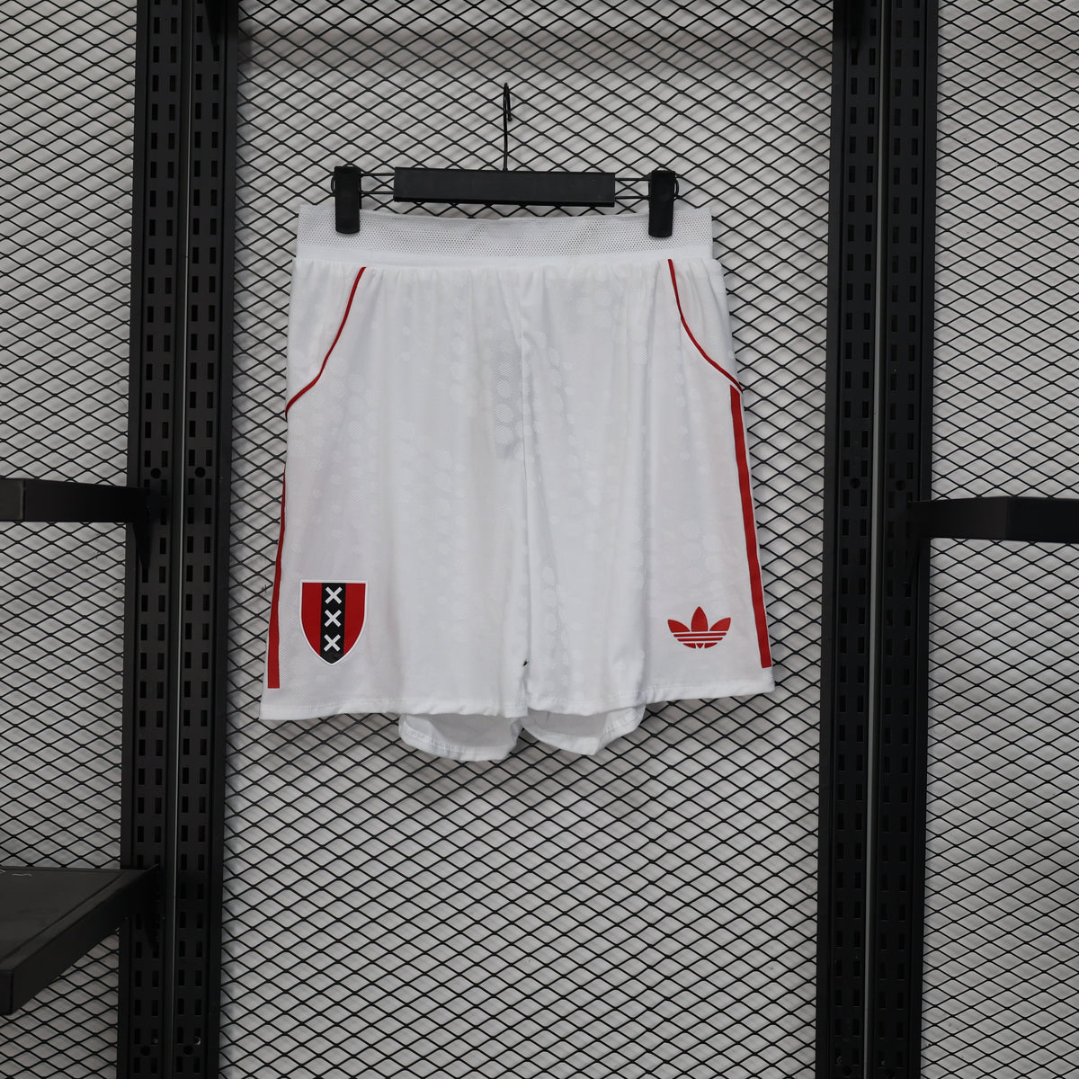 Ajax Amsterdam 2025/26 White Shorts – Player Edition