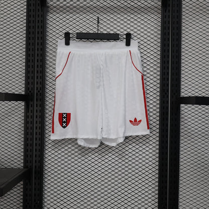 Ajax Amsterdam 2025/26 White Shorts – Player Edition