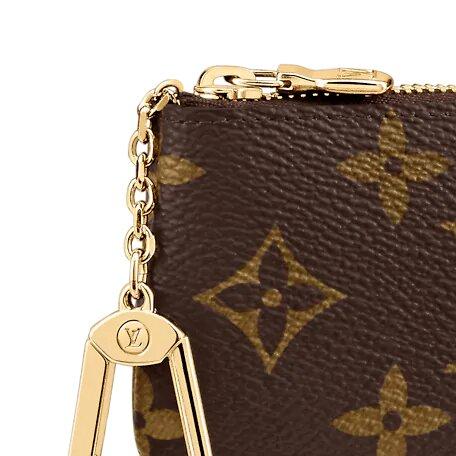 Key Pouch - Monogram Canvas - Brown
