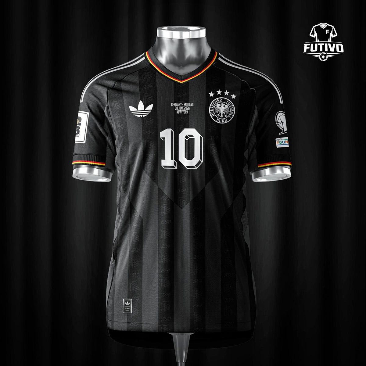 Germany 2026 World Cup Away (Third Kit) Black Jersey – view 4