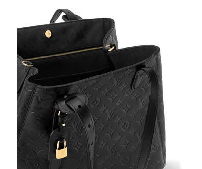 Louis Vuitton All In One MM Black Monogram Empreinte Leather Handbag | Luxury Designer Tote