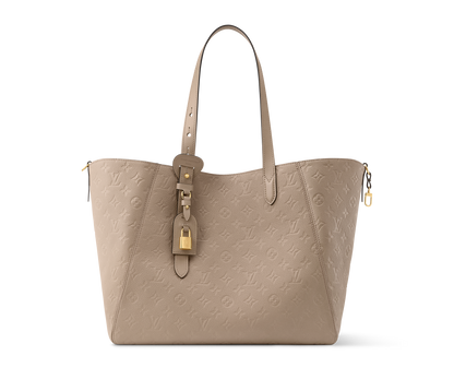 Louis Vuitton All In One MM Black Monogram Empreinte Leather Handbag | Luxury Designer Tote