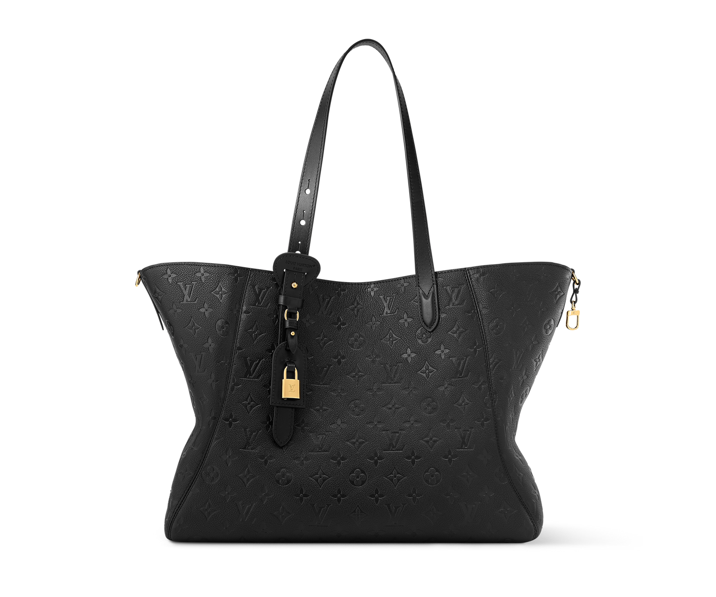 Louis Vuitton All In One MM Black Monogram Empreinte Leather Handbag | Luxury Designer Tote
