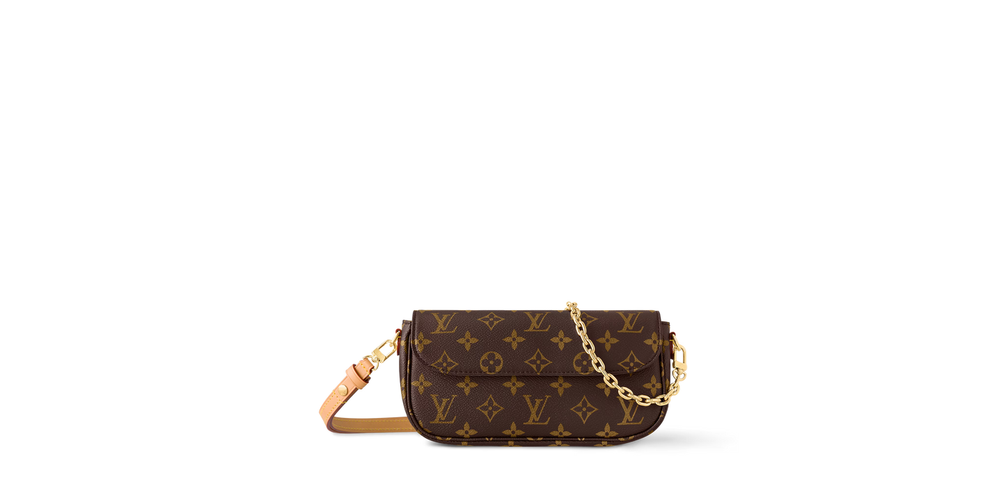 Louis Vuitton Wallet On Chain Ivy Monogram Canvas Bag | Luxury Designer Crossbody