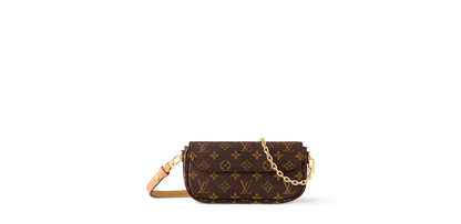 Louis Vuitton Wallet On Chain Ivy Monogram Canvas Bag | Luxury Designer Crossbody
