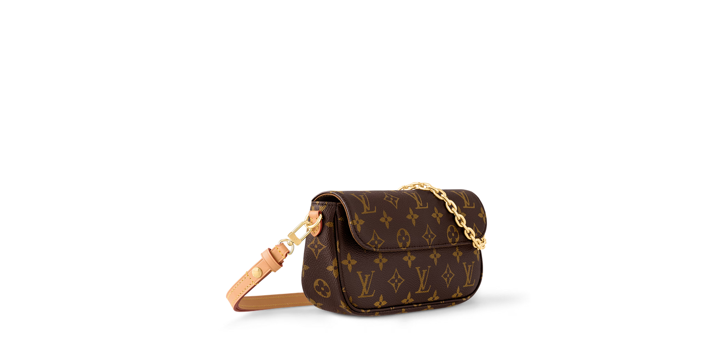 Louis Vuitton Wallet On Chain Ivy Monogram Canvas Bag | Luxury Designer Crossbody