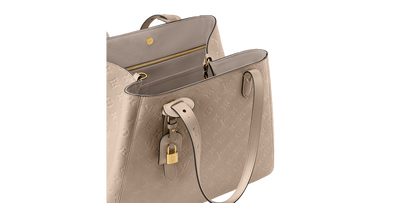 Louis Vuitton All In One MM Black Monogram Empreinte Leather Handbag | Luxury Designer Tote