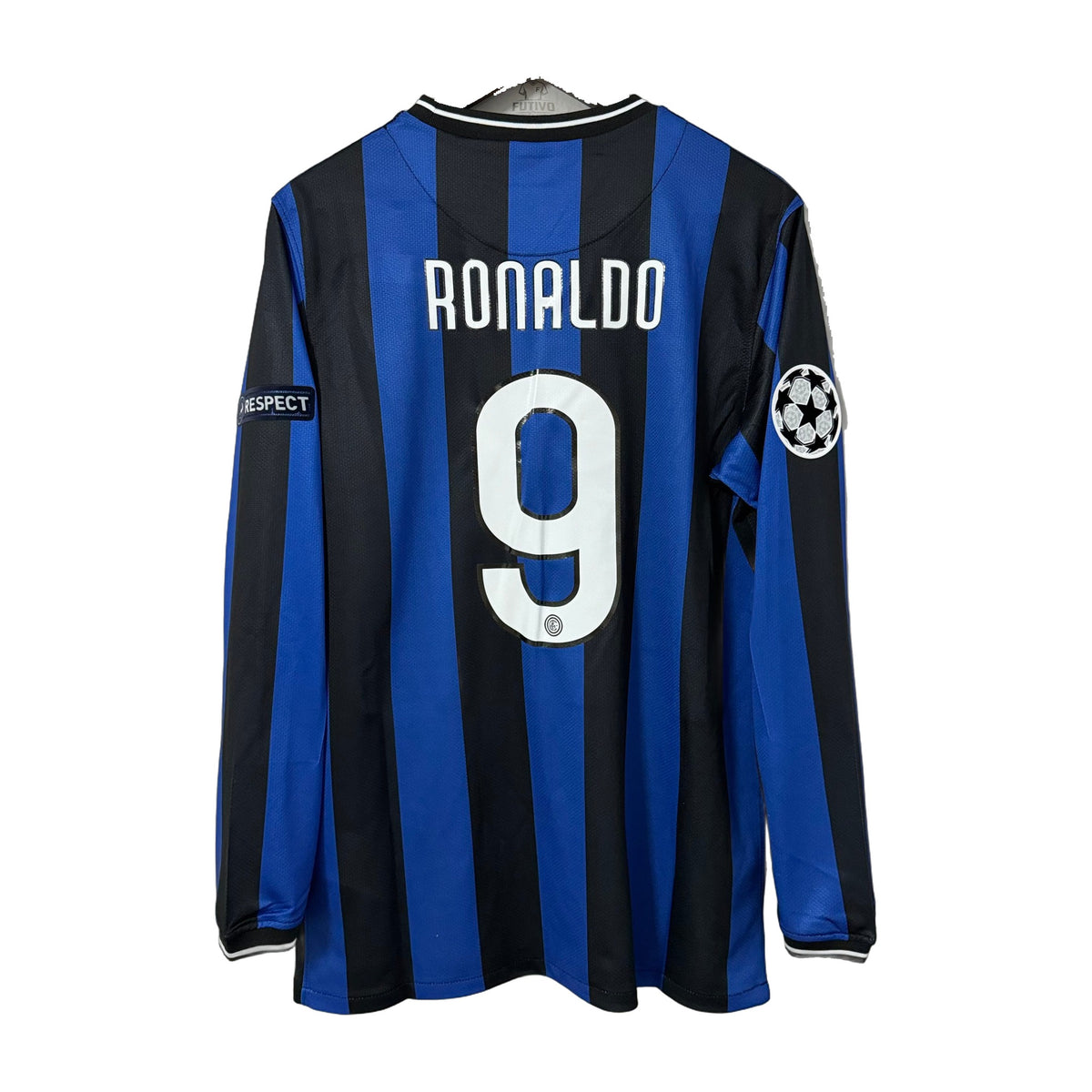 Inter Milan 2009/10 Home (UCL Final) Long-Sleeve Retro Jersey – view 2
