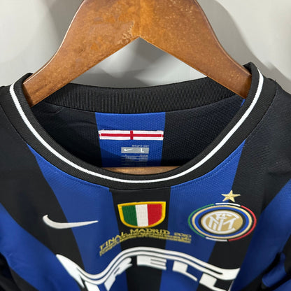 Inter Milan 2009/10 Home (UCL Final) Long-Sleeve Retro Jersey – view 4