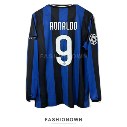 Inter Milan 2009/10 Home (UCL Final) Long-Sleeve Retro Jersey – view 2