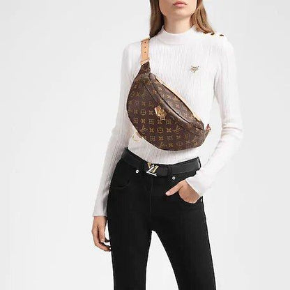 Bumbag Monogram Canvas Belt Bag | Luxury Crossbody Bag