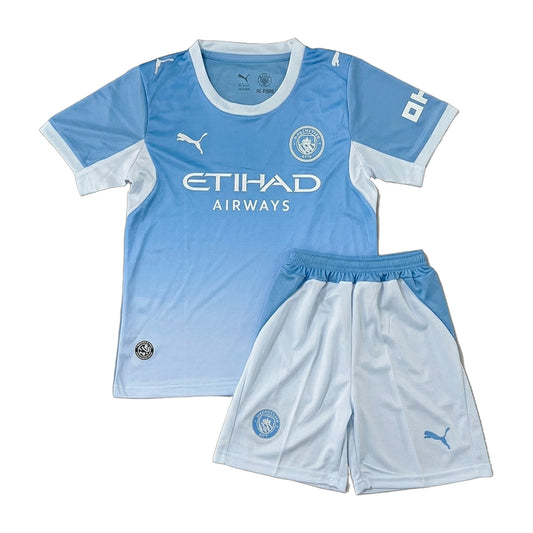 Manchester City 2026/27 Home Kids Kit