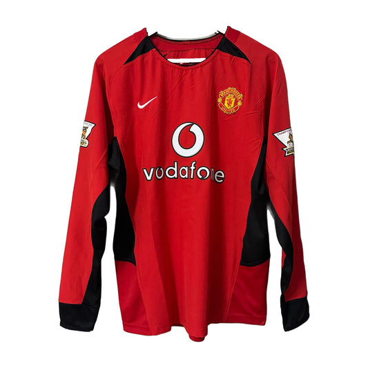 Manchester United 2003/04 Home Long-Sleeve Retro Jersey