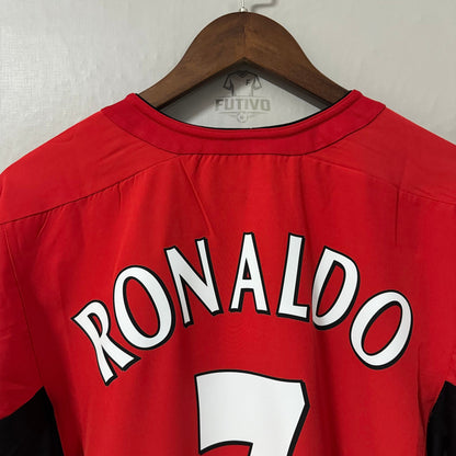Manchester United 2003/04 Home Long-Sleeve Retro Jersey – view 4
