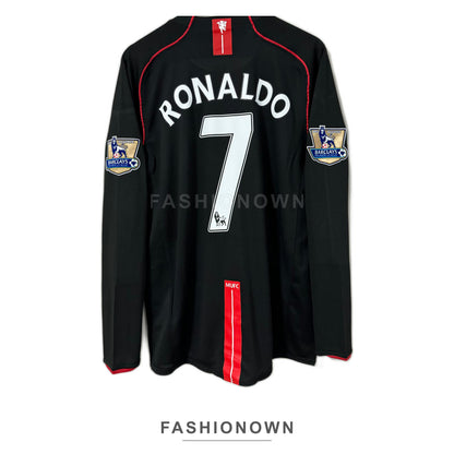 Manchester United 2007/08 Away (EPL) Long-Sleeve Retro Jersey – view 2