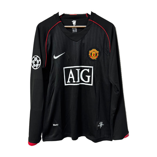 Manchester United 2007/08 Away (UCL) Long-Sleeve Retro Jersey
