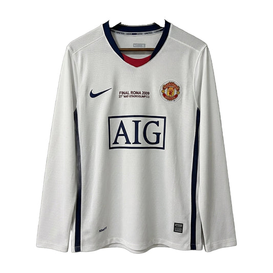 Manchester United 2008/09 Away (UCL Final) Long-Sleeve Retro Jersey