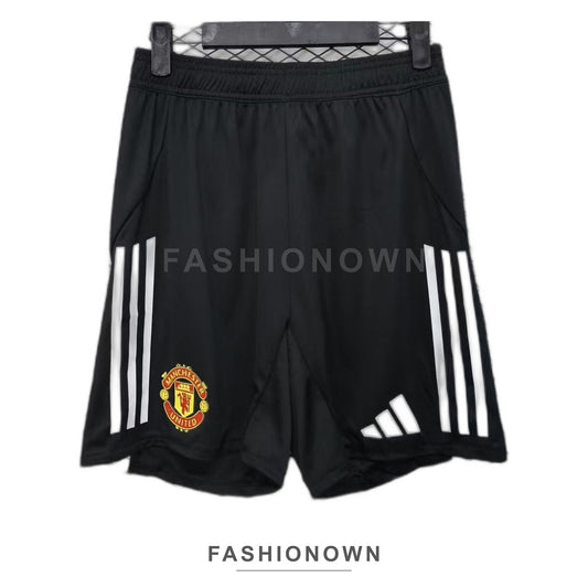 Manchester United 2025/26 Home Black Shorts – Player Edition