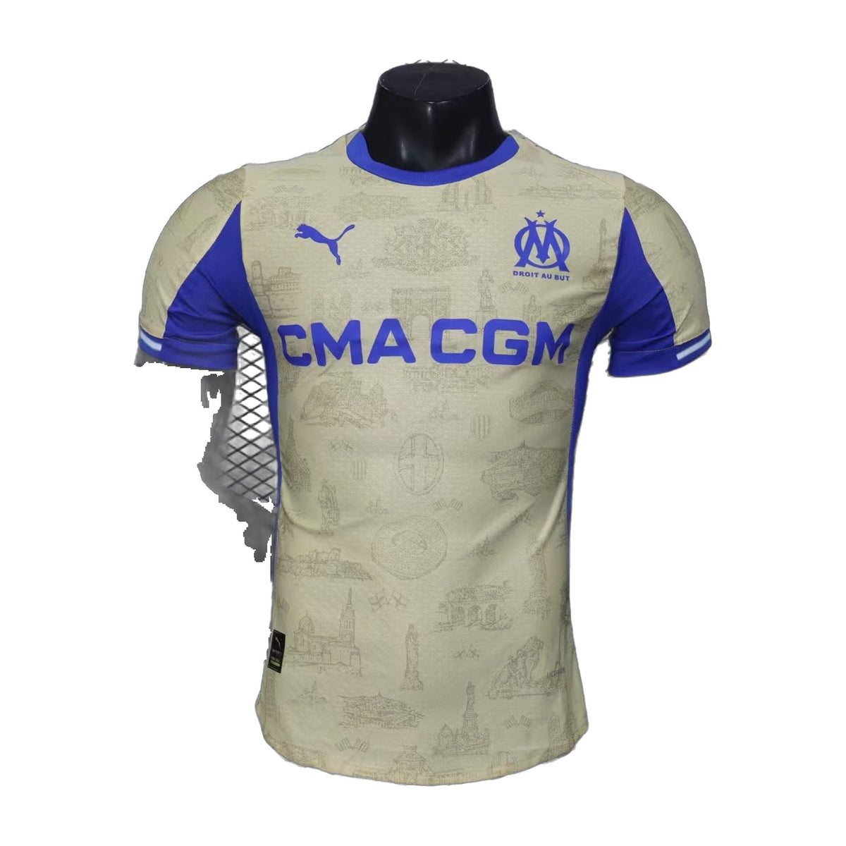 Olympique Marseille 2025/26 Away (Fourth Kit) Jersey – Player Edition