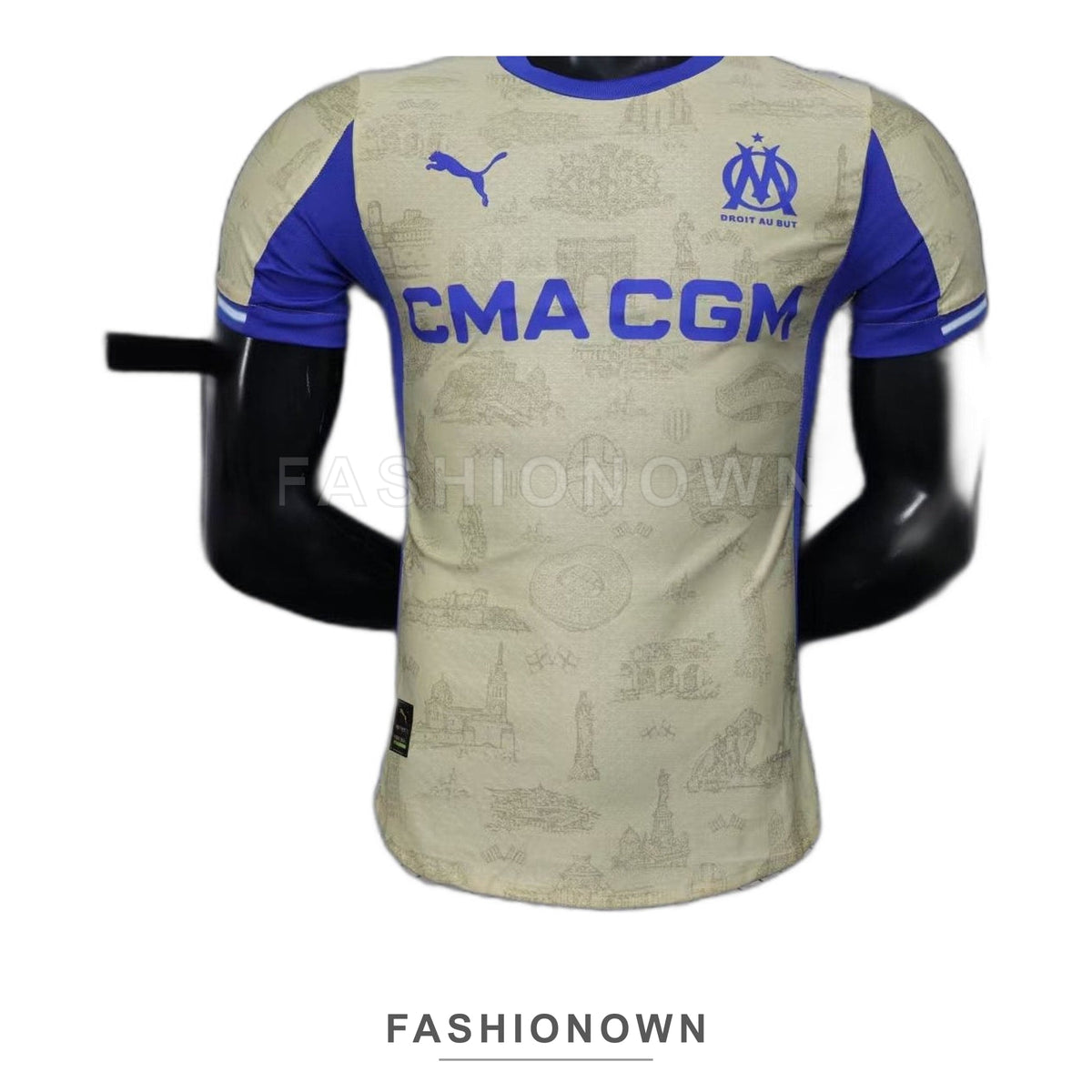 Olympique Marseille 2025/26 Away (Fourth Kit) Jersey – Player Edition