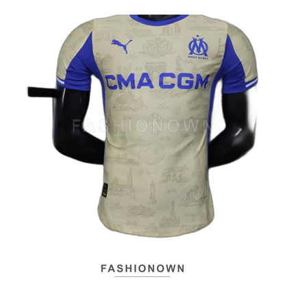 Olympique Marseille 2025/26 Away (Fourth Kit) Jersey – Player Edition