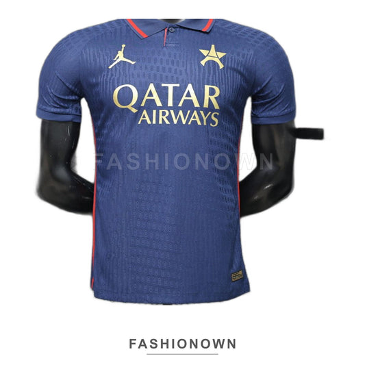 Paris Saint-Germain 2026/27 Blue Polo Collar Jersey – Player Edition
