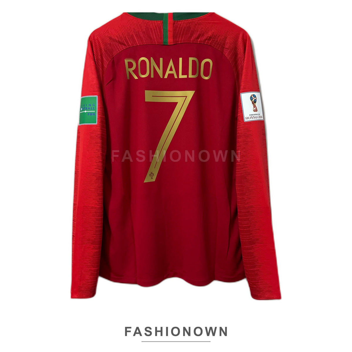 Portugal 2018 World Cup Home Long-Sleeve Jersey – view 2