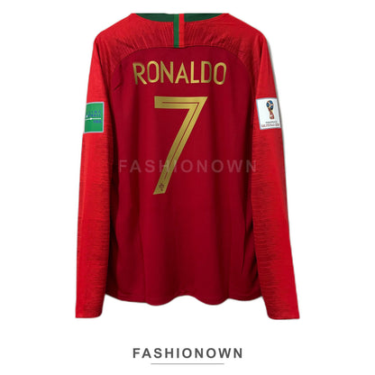 Portugal 2018 World Cup Home Long-Sleeve Jersey – view 2