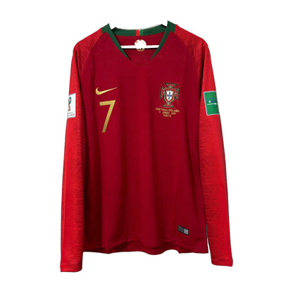 Portugal 2018 World Cup Home Long-Sleeve Jersey