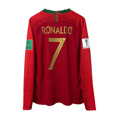 Portugal 2018 World Cup Home Long-Sleeve Jersey – view 2