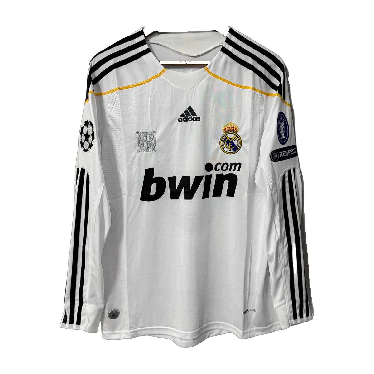 Real Madrid 2009/10 Home Long-Sleeve Retro Jersey