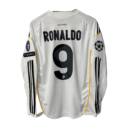 Real Madrid 2009/10 Home Long-Sleeve Retro Jersey – view 2